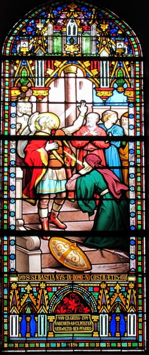 말 못하는 성녀 조아를 치유하는 성 세바스티아노_photo by Ralph Hamman_in the Church of Saint-Maurice in Mutzig_France.jpg
